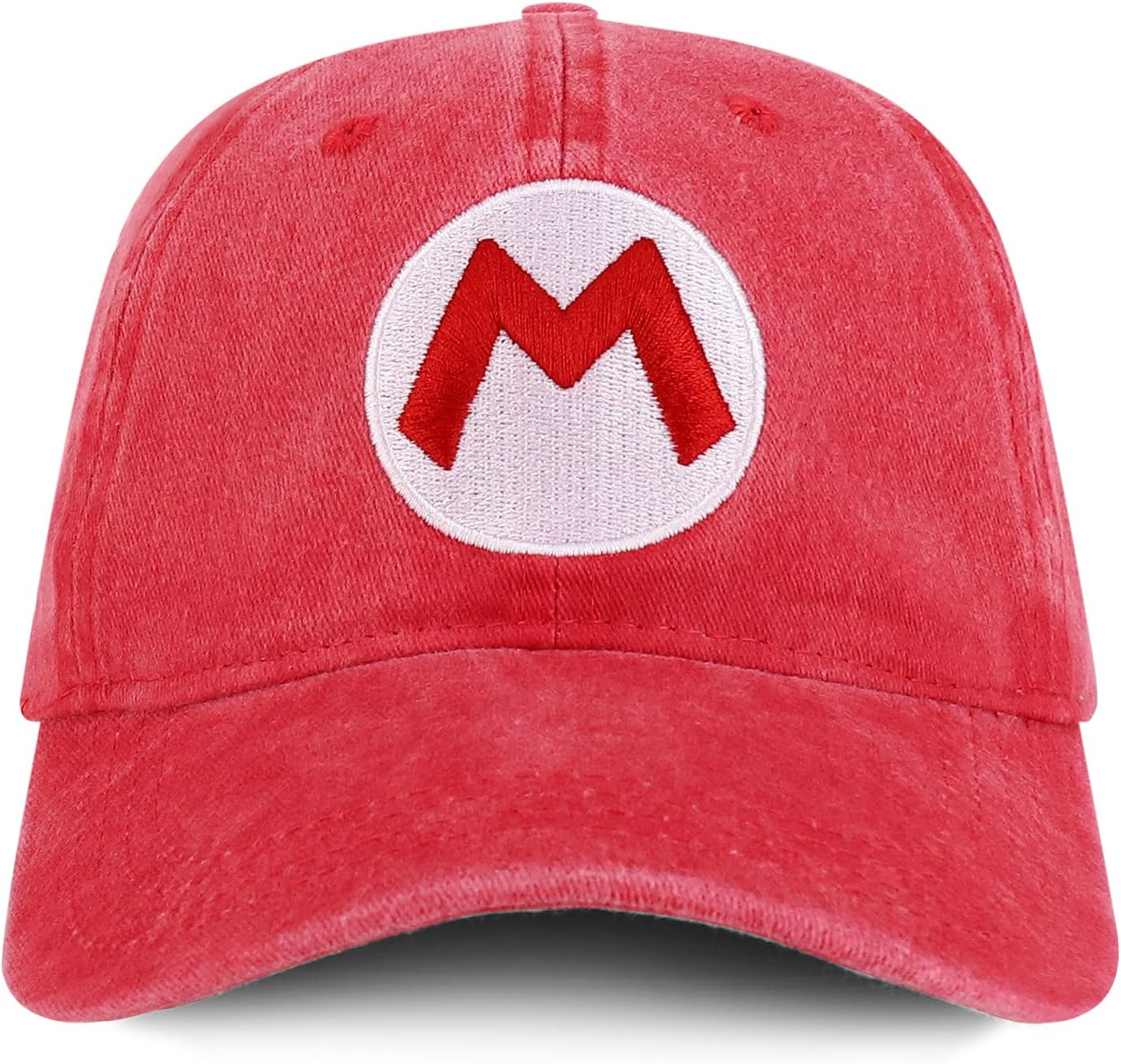 Armycrew Mario Luigi Embroidered Pigment Dyed Cosplay Costume Ball Cap - Image 2