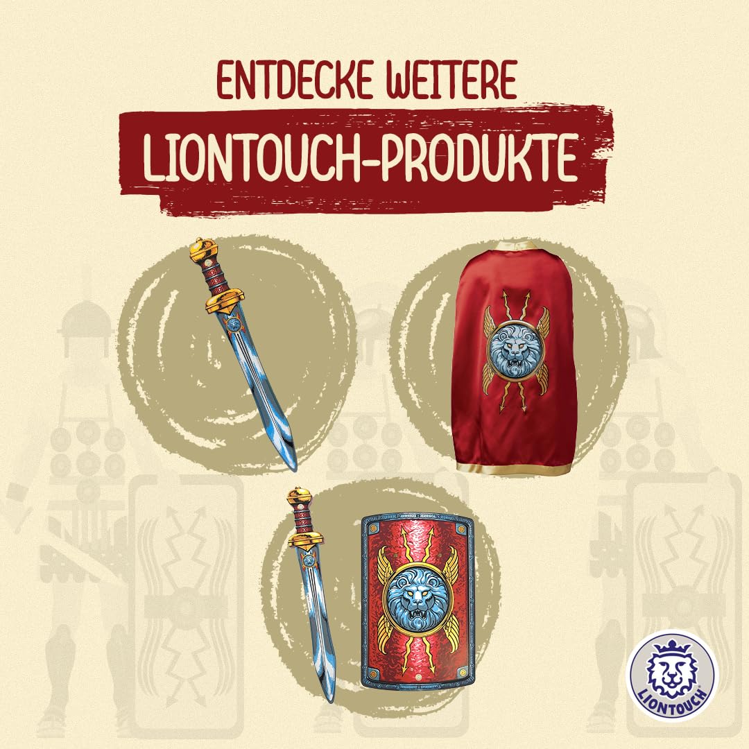 Liontouch - Römisches Legionärschild, Scutum - Ab 3 Jahren | Historisches Spielzeug für Rollenspiele als Soldat im antiken Rom | Sicheres & langlebiges Accessoire für Jungen für Verkleidungen