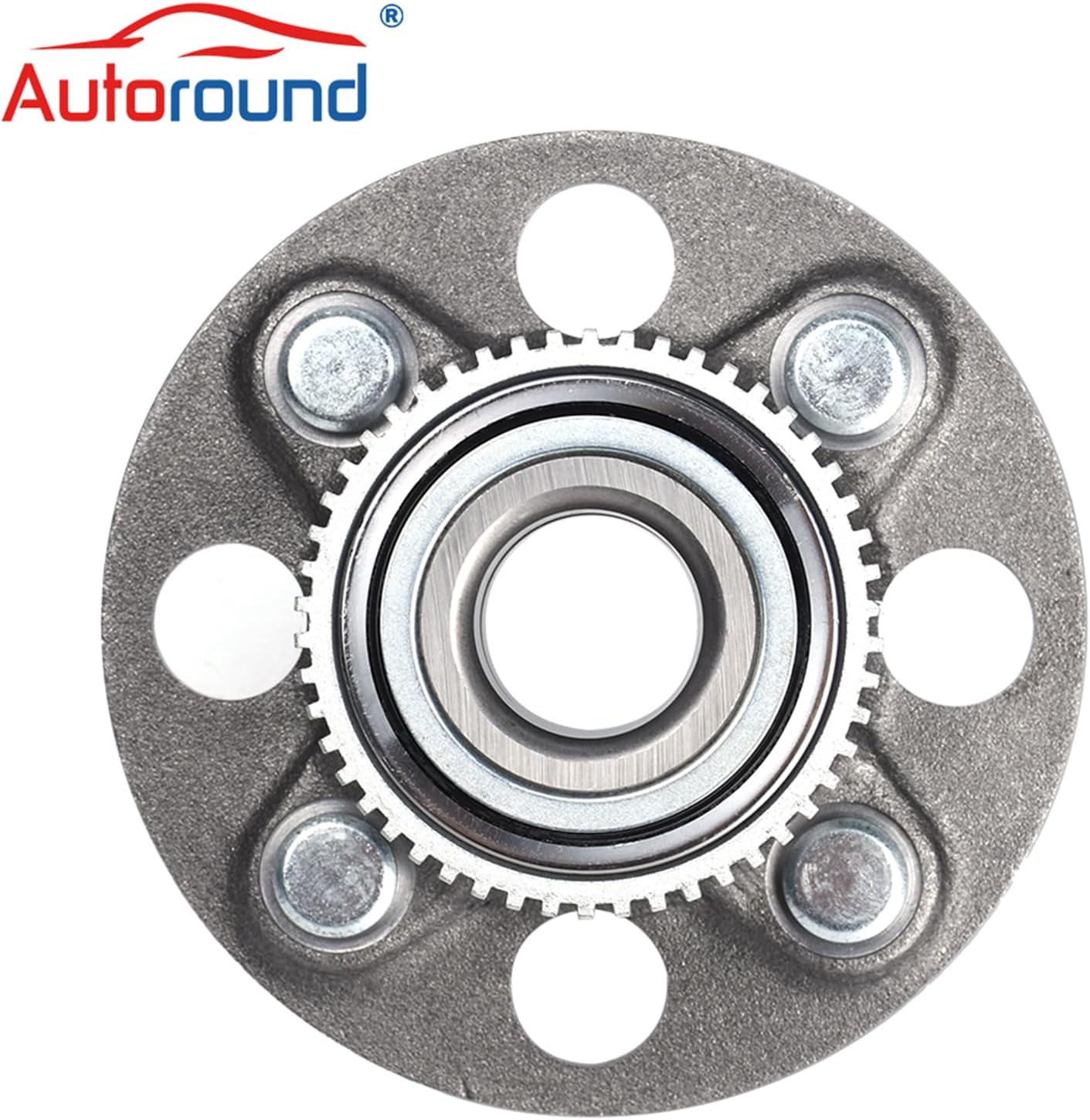 Autoround Pair 512175 Rear Wheel Bearings and Hub Assembly Compatible with Honda Civic 2001-2005, Acura EL 2001-2005 4-Lug w/ABS