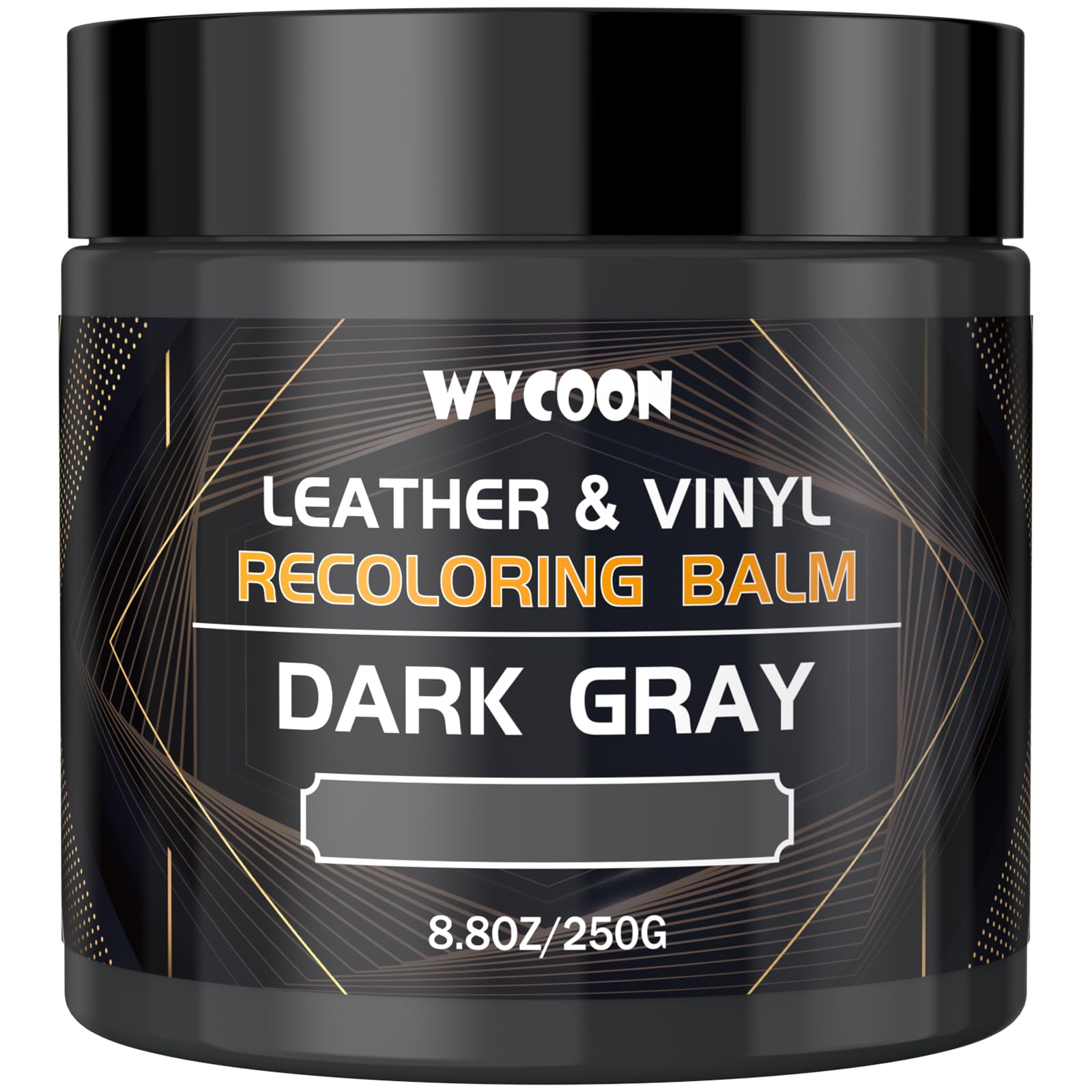 WYCOON 250g Leder Reparatur Set Hellgrau, Lederpflege & Lederfarbe für Ledersofas, Autositze, Möbel, Schuhe - Effektive Reparatur von Verblassten und Zerkratzten Ledern