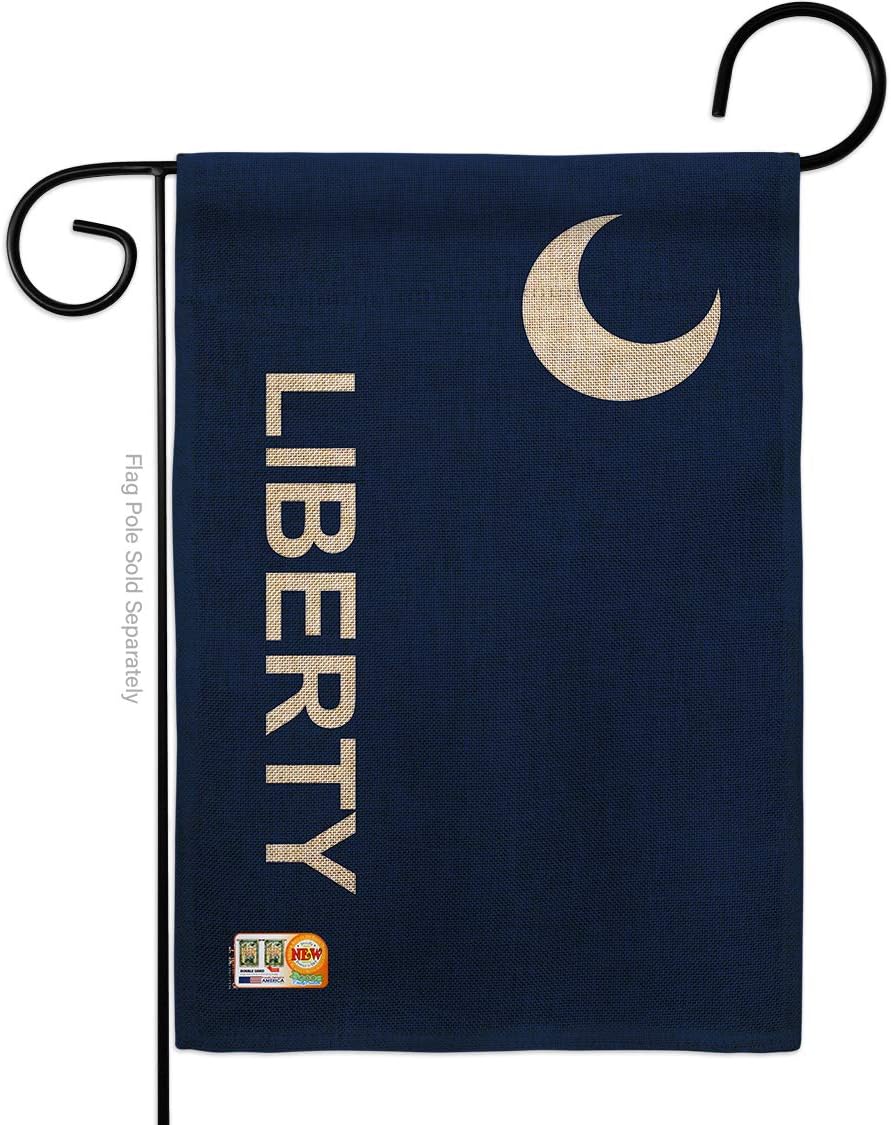 Fort Moultrie Burlap Garden Flag Americana US Historic July Memorial Veteran Independence United State American Small Decorative Gift Yard House Banner Double-Sided Made In USA 13 X 18.5