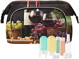 Kigai Viñedo - Bolsa de maquillaje para mujer...