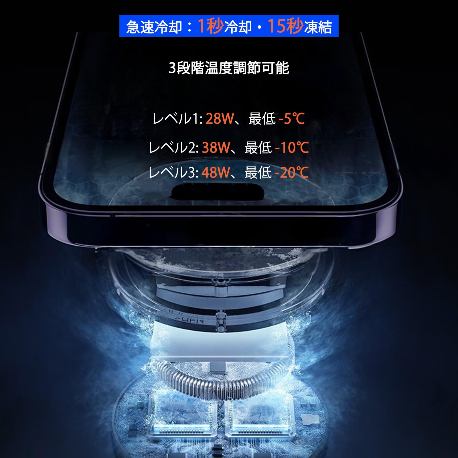 Amazon.co.jp: スマホ冷却 スマホクーラー ペルチェ素子と水冷