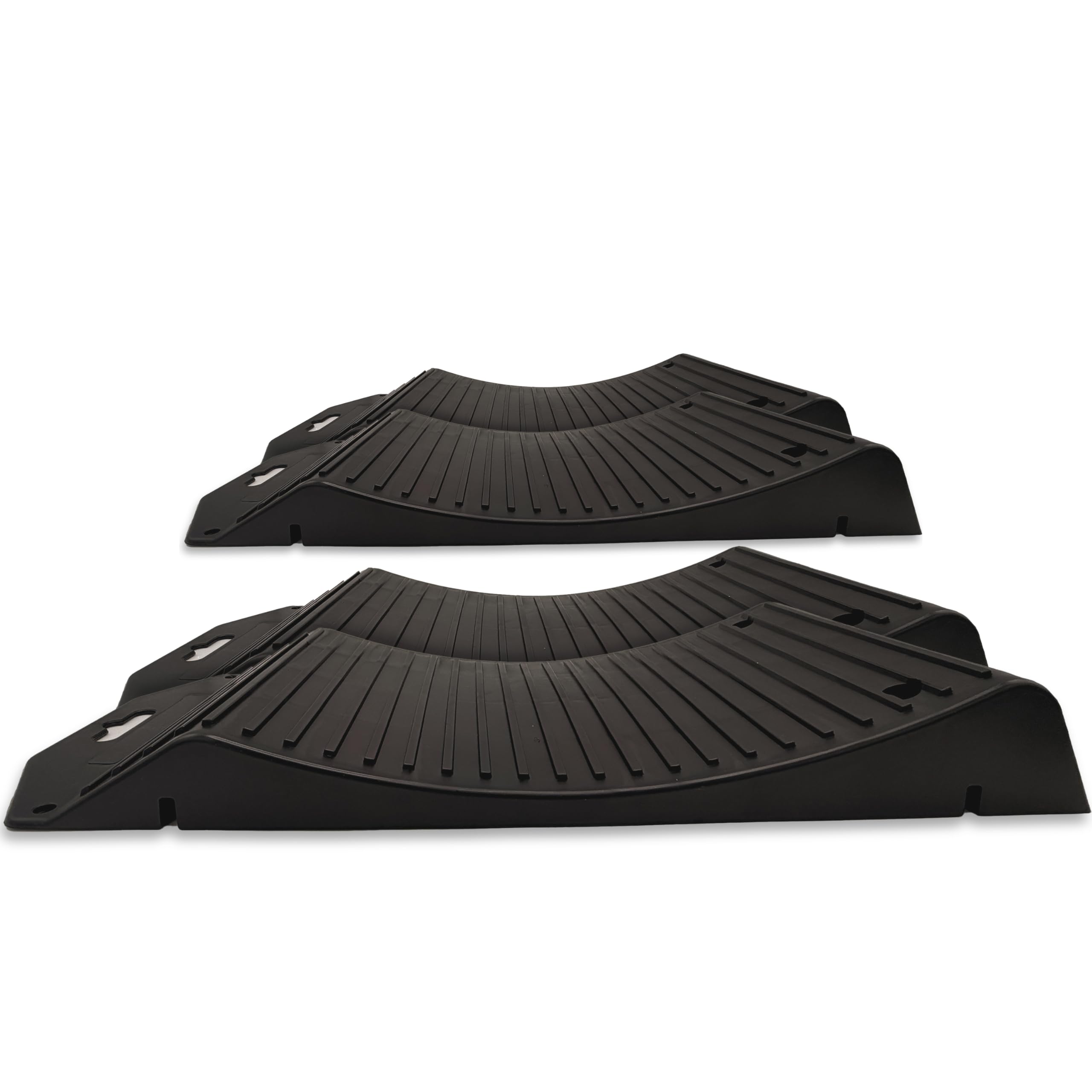 CAIRCON 4er Set Reifenschoner gegen Standplatten – Reifenwiege für PKW bis 20 Zoll – 21×44 cm