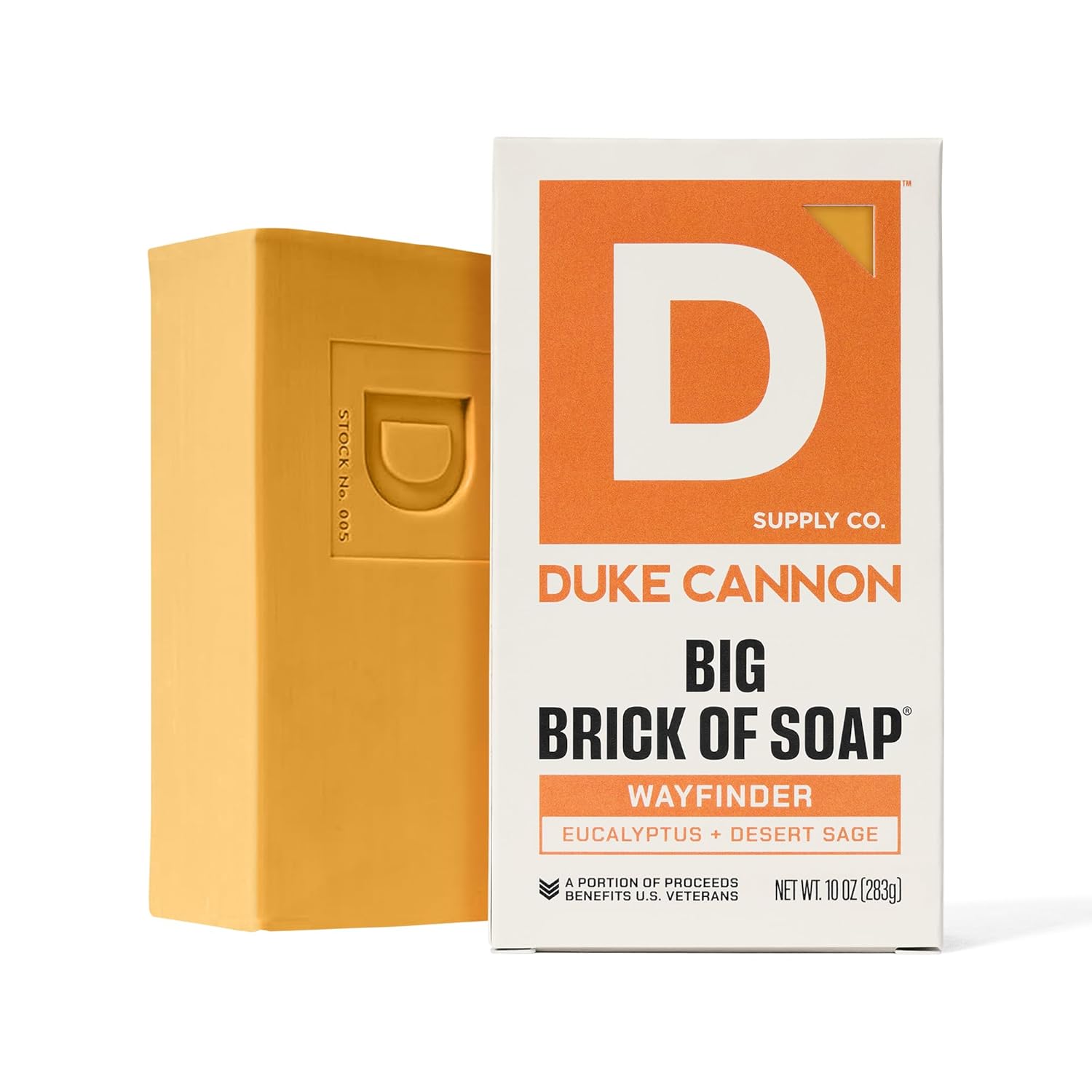 Duke Cannon Supply Co. Large Bar Soap Bundle - Men's Soap with Masculine Scent - All Skin Types - Wayfinder, Sawtooth, Bourbon & Palomino, 10 oz (4 Pack)