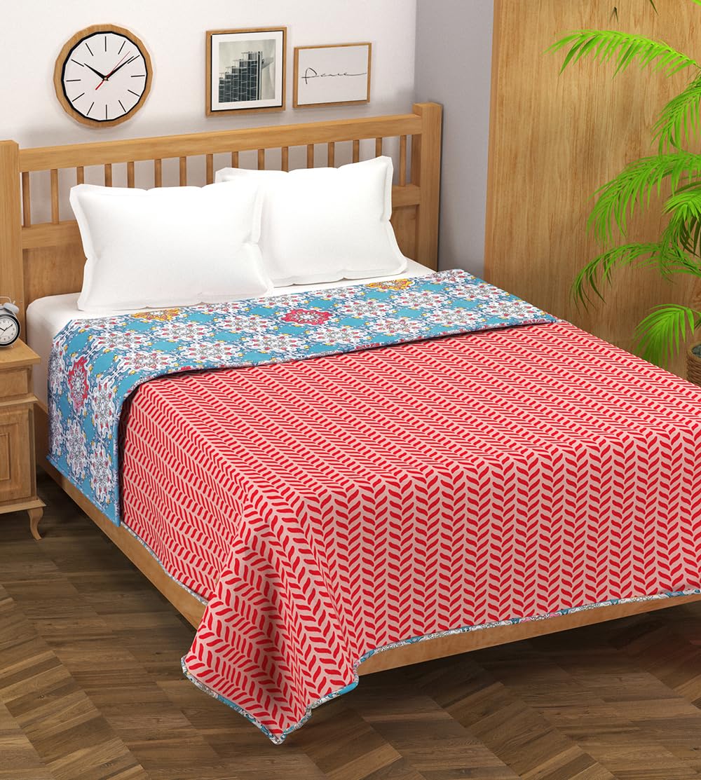 Soft Cotton Dohar Blanket - Single Bed -9