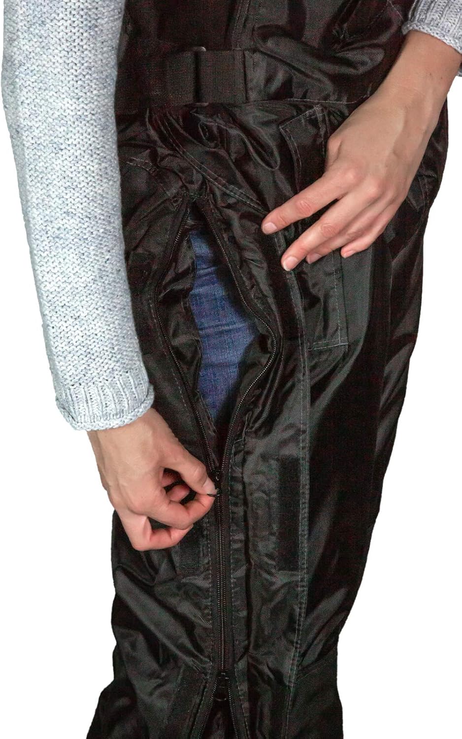 Mossi Heavy Duty Polyester Ladies Bib (Black, XXX-Large)