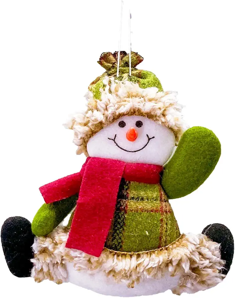 Tuut Linha Scoth Decoração de Natal Boneco de Neve 16cm