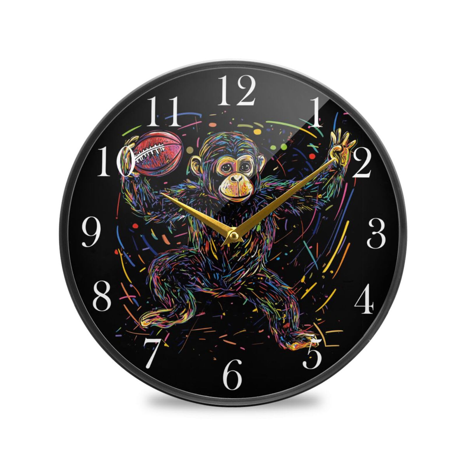 Horloge murale silencieuse à piles ALAZA pour un confort acoustique