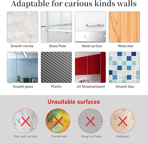 Miniatura 7 de Paquete de 10 ganchos de pared adhesivos resistentes  Ganchos de acero inoxidable impermeables para almacenamiento de toallas, abrigos y cocina