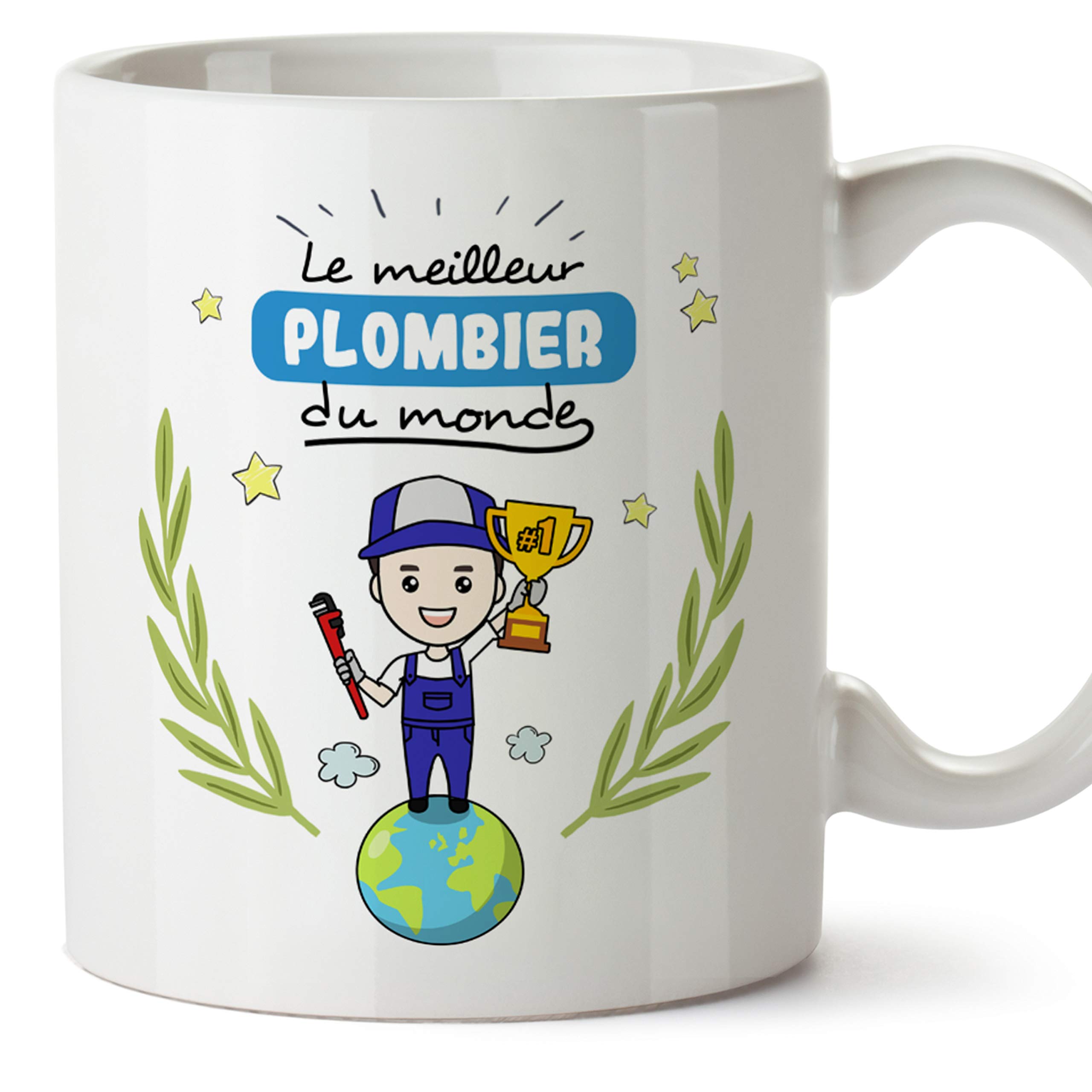 (Mug in French) Plumber 350 ml World's Best — image 1