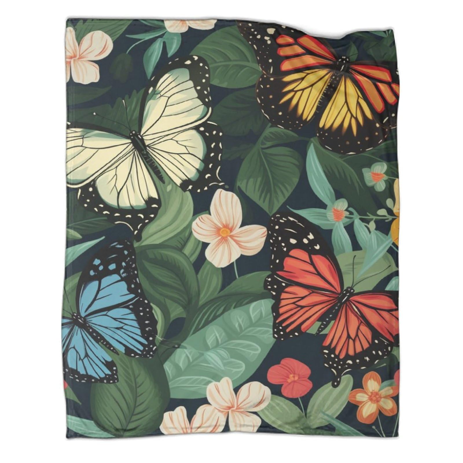 Couverture papillon douce pour se détendre au salon ou créer un cocon dans votre chambre à coucher