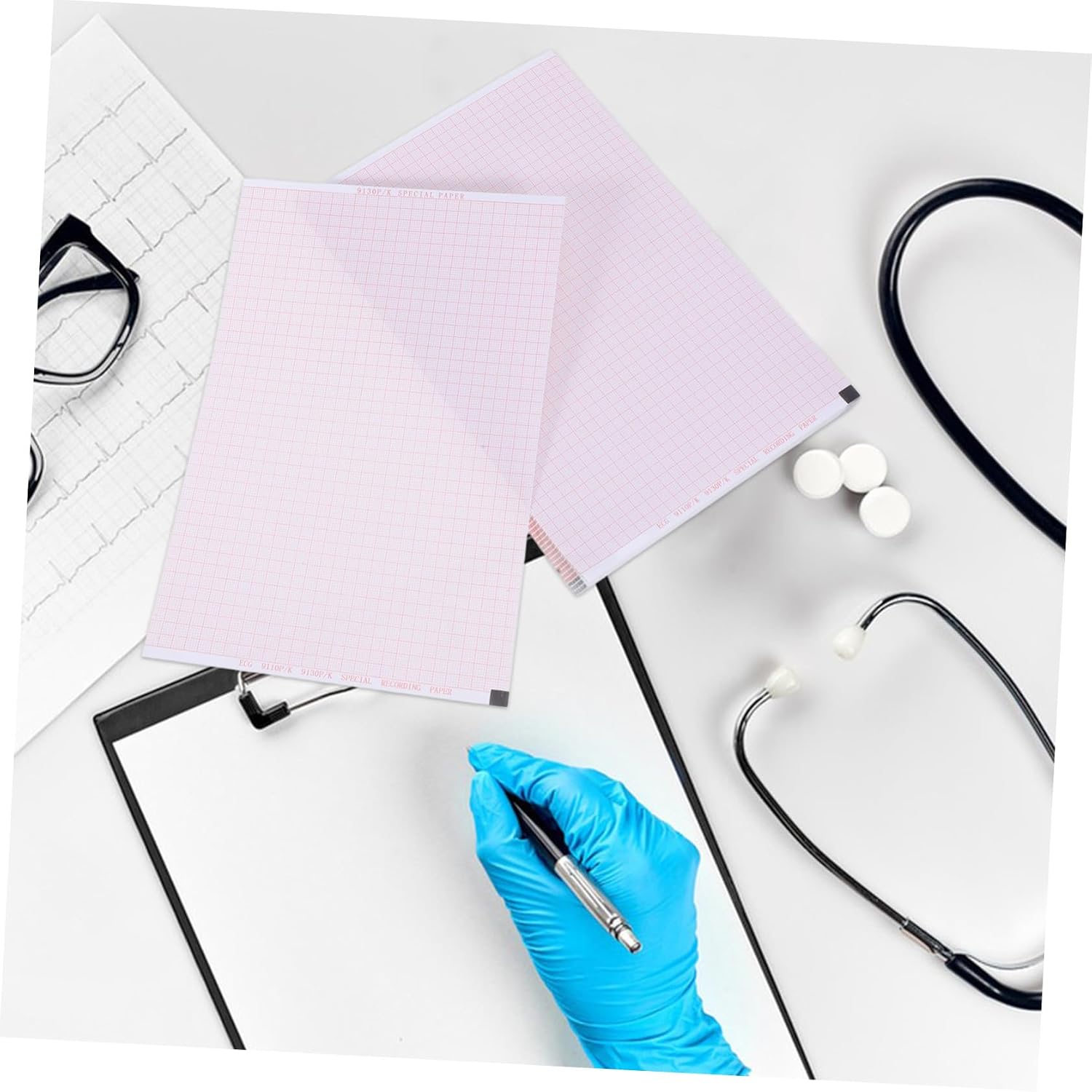 Electrocardiogram Recording Paper Thermal Chart Sheets 210x140mm