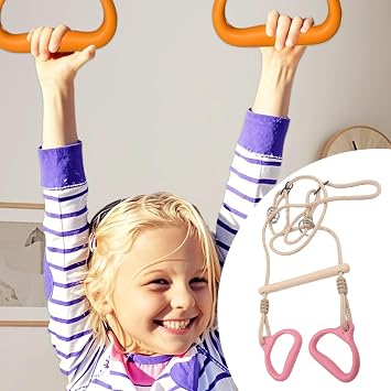 Heavy Duty Outdoor Play Equipment | Gymnastics Bar - Monkey Bar for Playrooms - Kids, Teens, Men, Adults, Kids, Backyard Playroom, Playground, Indoor, Outdoor, Garden