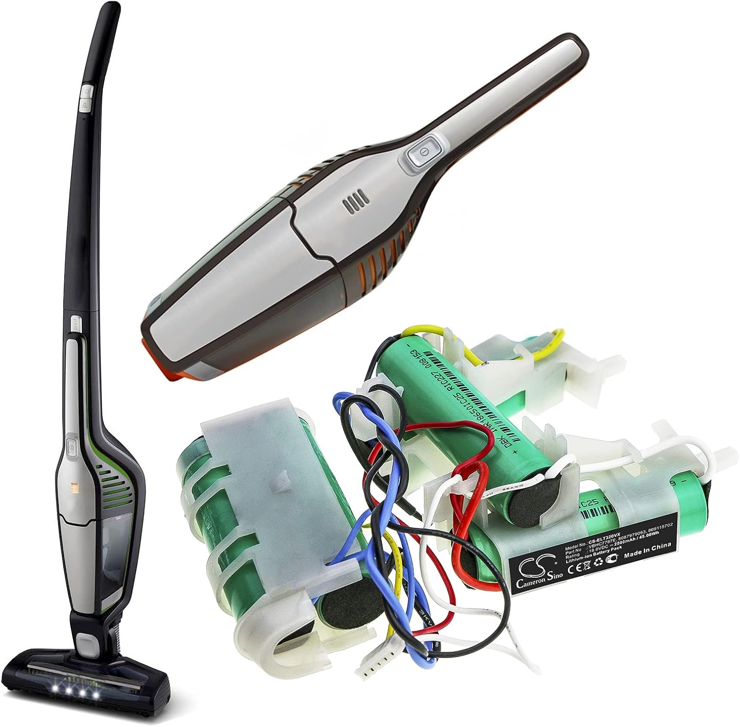 2500mAh/18.0V バッテリー交換用 AEG QX 8 1 45 IB 90027742200、QX 8 1 45 MB 9