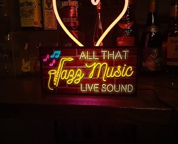 JAZZ ジャズミュージック サックス ライブ 看板 置物 雑貨 ライトBOX Amazon.co.jp: JAZZ ジャズミュージック サックス ライブ カフェ