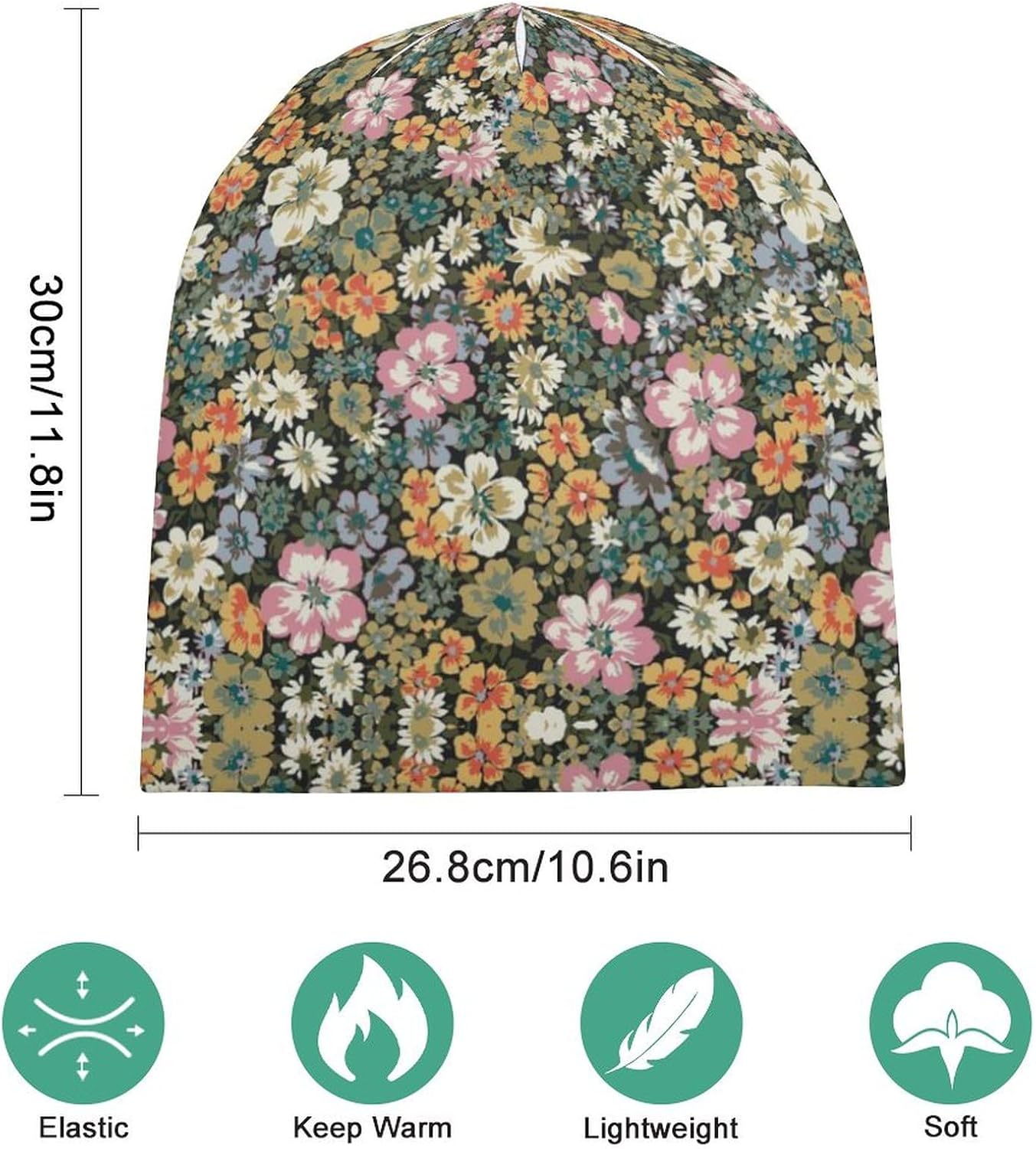 Chemo Headwear Hats Caps for Women, Cancer Headwear Coverings Hats for Women Chemo, Baggy Skull Cap Beanies Women - Image 5