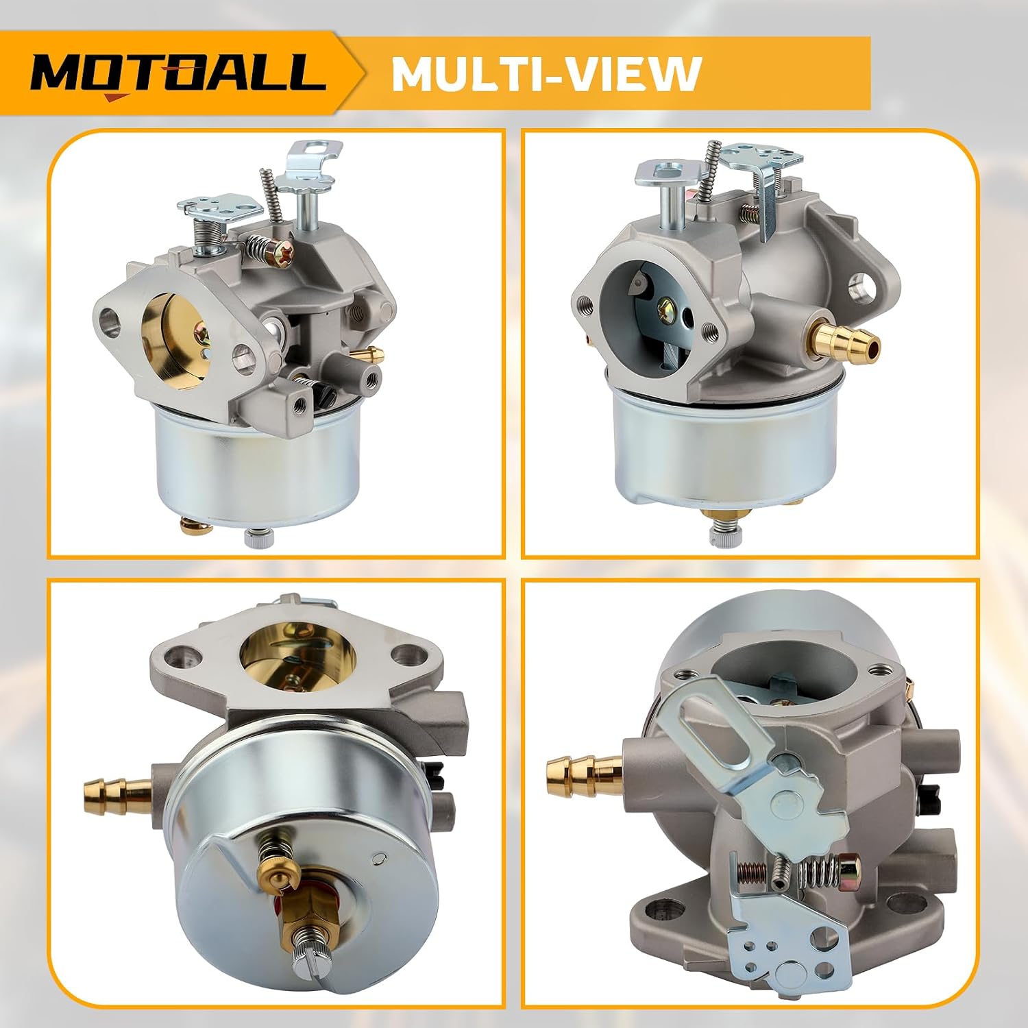 MOTOALL Snow blowers Carburetor 640349 640052 640054 632334A 632334 for John Deere 526 726 732 826 1032 Adjustable Carb HM80-155392P 640058 640058A Carb for Tecumseh 8HP 9HP 10HP Snowblower