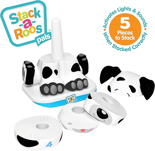 Vista 35 de Stack-a-Roos Baby Horse por Salus Brands - Juguete apilable de animales, juguete educativo de aprendizaje temprano para bebés y niños pequeños, a