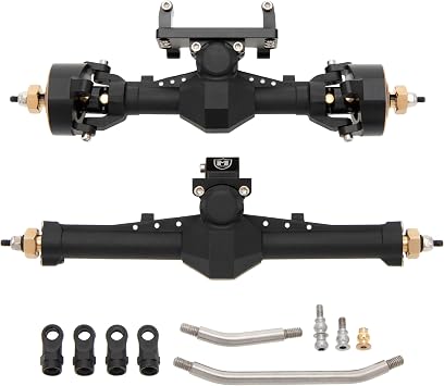 محاور MEUS RACING Nylon SCX24 مع CVD متساوي الحركة مكون من 3 أقسام لـ Axial SCX24 C10 JLU Gladiator Bronco Deadbolt 1/24 RC Crawler، +5 مم واسعة و52 كحد أقصى. زاوية التوجيه