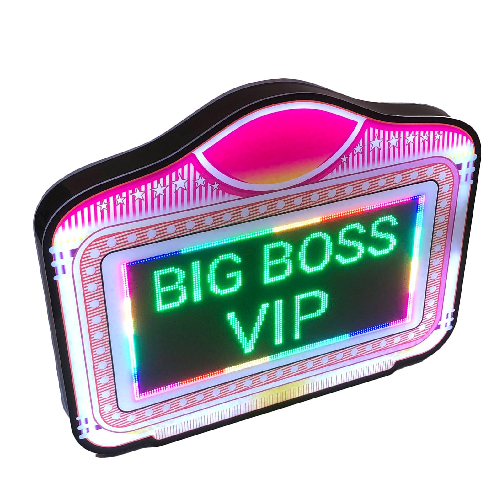 LED Letter Bottle Presenter - App Control LED Message Sign Acrylic Board Nightclub Bottle VIP Sign with Led Screen for Club Night Club Party Bar