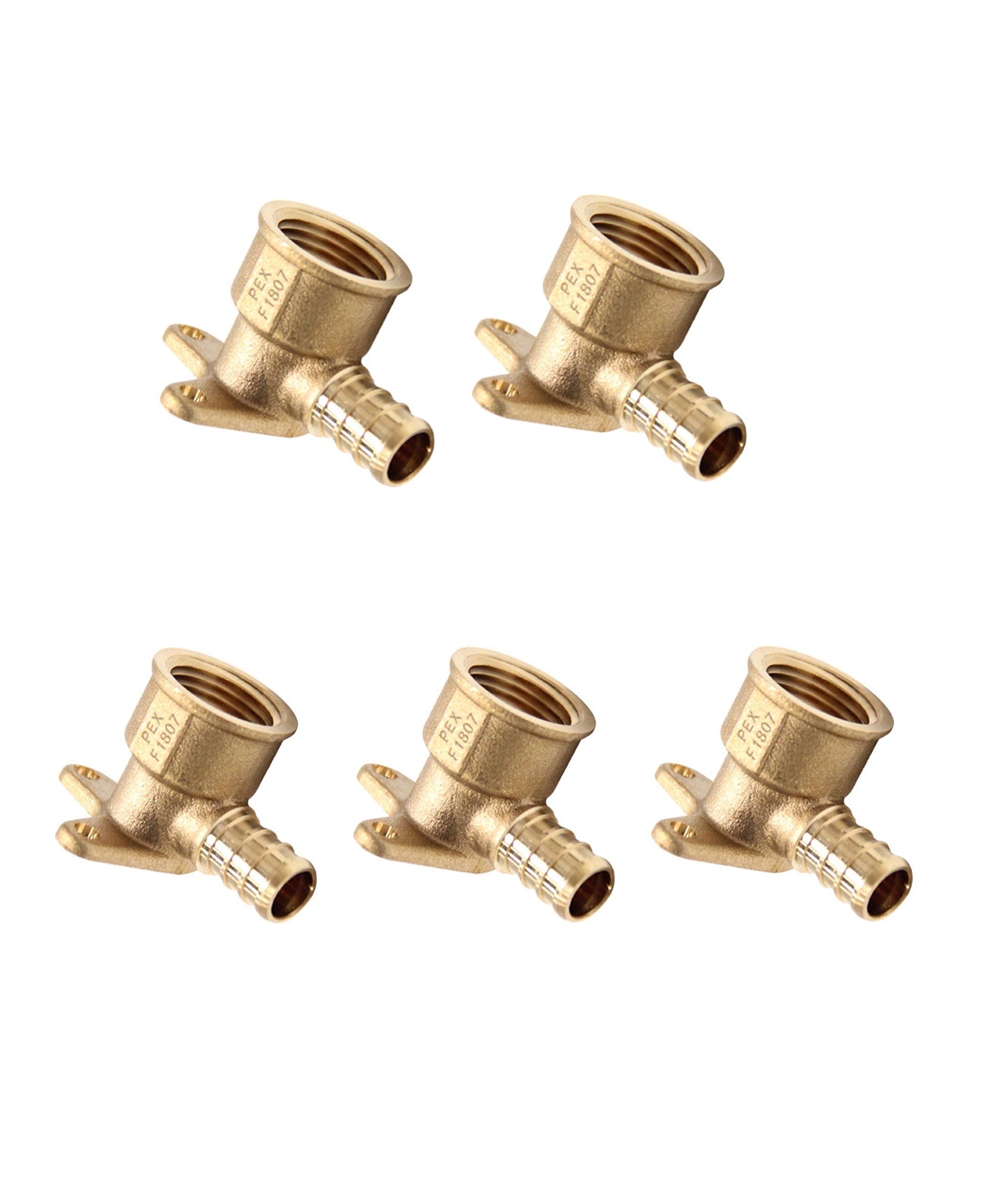 Raccordi Crimpatura 1/2 Pollici Raccordi Pex EFIELD 90° In Ottone - Confezione Da 3 Pezzi Per Tubazioni Idrauliche Raccordi Astm F1807 1/2 - Foto 7