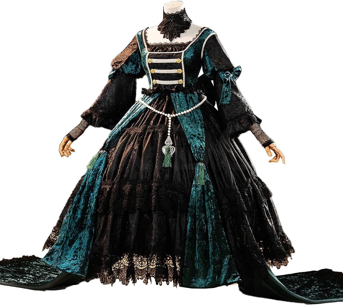 Amazon.com: KIRA KIRA Black Butler: Emerald Witch Arc Cosplay Costume  Doki-R Kuroshitsuji Sieglinde Sullivan Ciel Cosplay Halloween (S) :  Clothing, Shoes & Jewelry