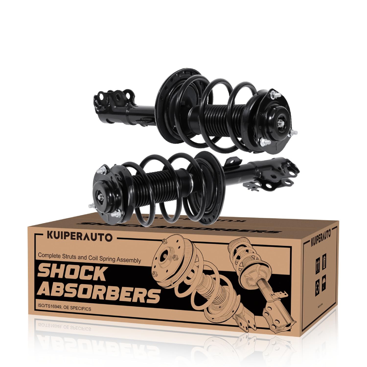 2PCS Front Loaded Shock Strut Spring Assembly Fit for Toyota Camry 2012-2014 2.4L/3.5L FWD,LE/XLE/SE