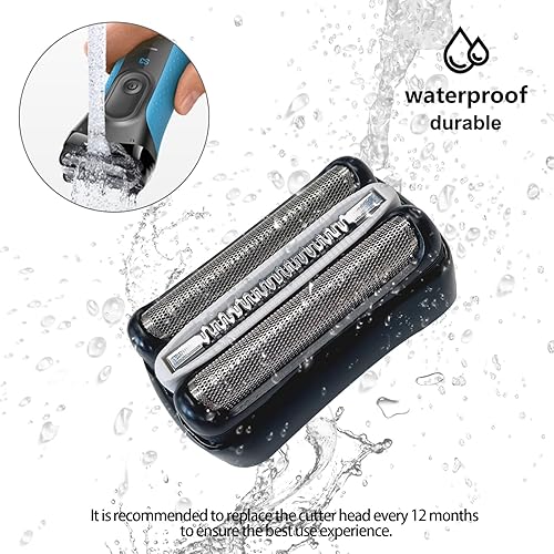 Miniatura 4 de FRASAM Cabezal de repuesto de repuesto para Braun S3, cabezal de repuesto de papel de aluminio y cortador, compatible con Braun 3040s 300s 3010s