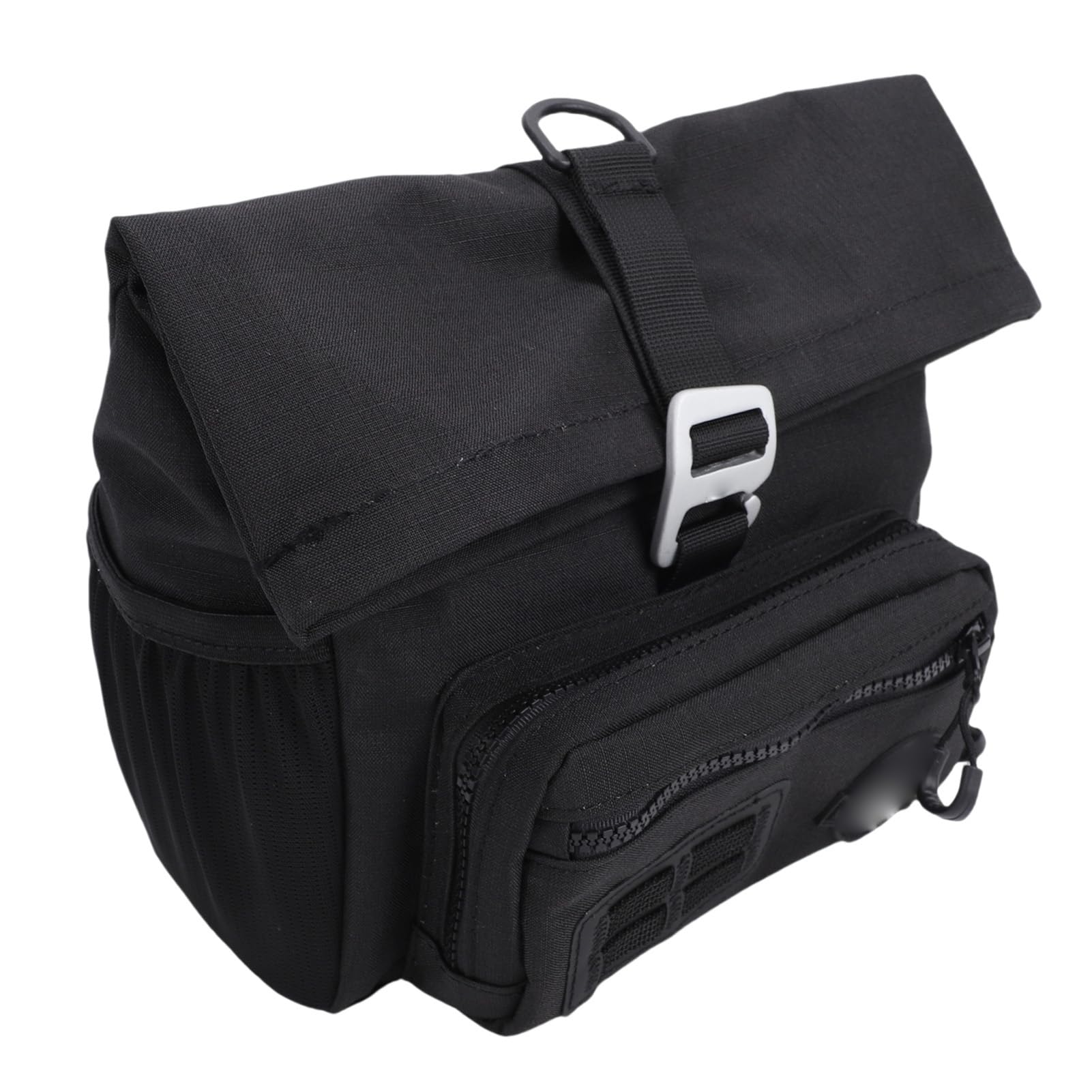 Borsa da Manubrio per Bicicletta, Leggera, con Tracolla a Sgancio Rapido, Copertura Antipioggia per Ciclismo, Custodia Anteriore Pieghevole per Bici di Grande capacità, Adatta per Ciclisti