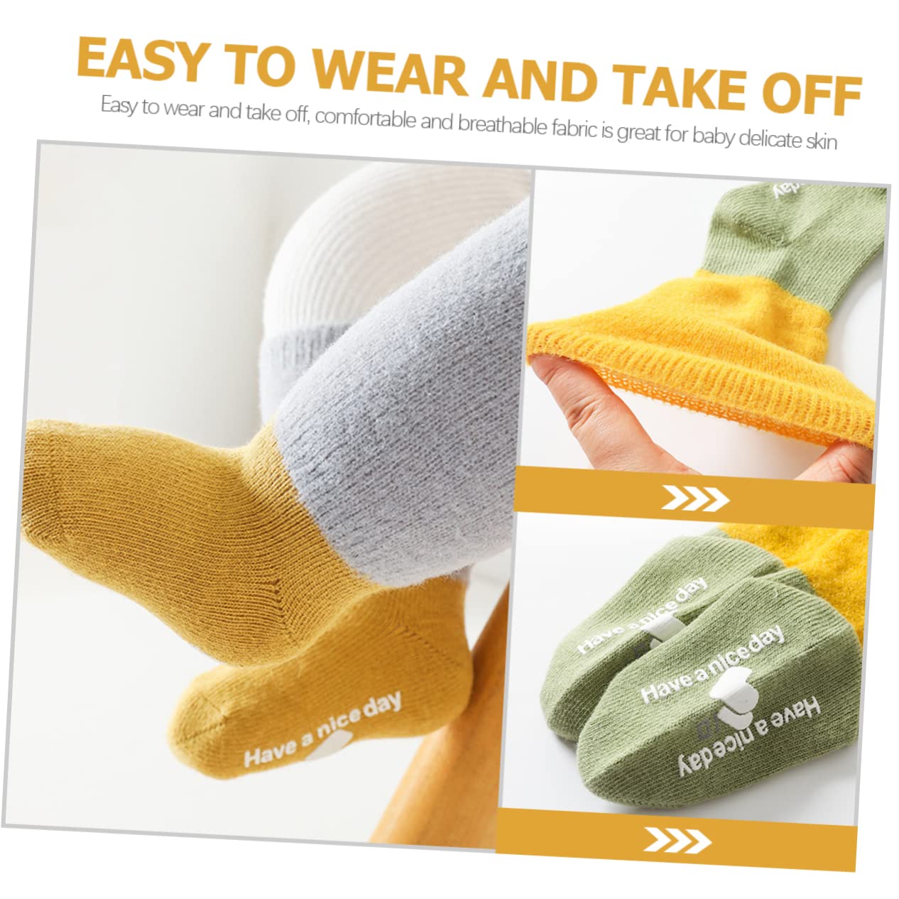 BESTYASH Soft Comfortable Non Slip Socks for Toddlers Toddler Walking Socks Grippers