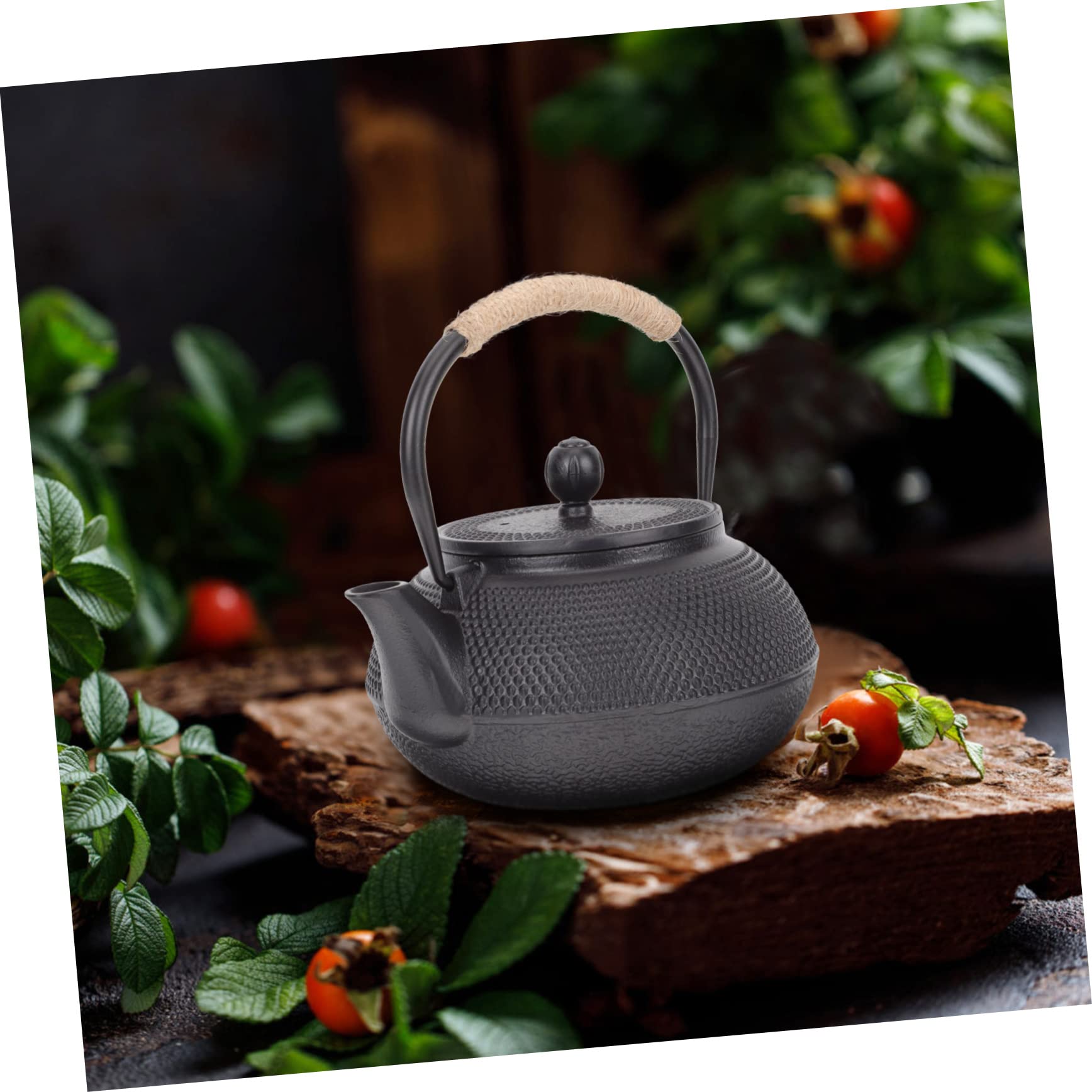 Tetera De Hierro Fundido De Diseño Japonés Retro De 800 Ml Con Asa De Metal Tetera De Escritorio Para Té