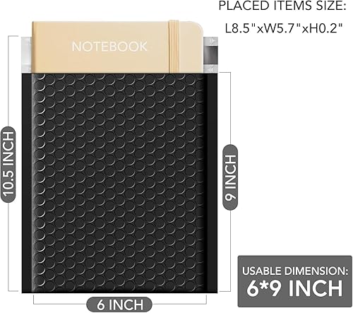 Miniatura 153 de GSSUSA - Sobres acolchados de polietileno de 6” x 10”, sobres de burbujas, bolsas sobres para envíos de pequeños paquetes, bolsa de envío, paquete