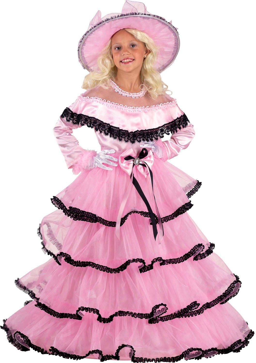 chiber - Costume Via col Vento Rossella O'Hara (10-12 Anni)
