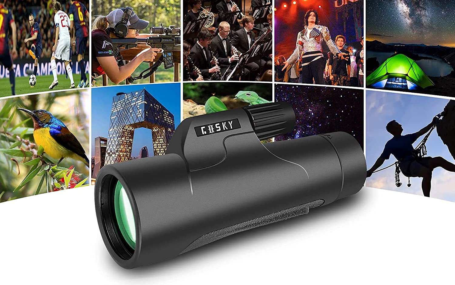 Amazon | GOSKY 単眼鏡 望遠鏡 12 × 50高倍率 広角 12倍 コンサート