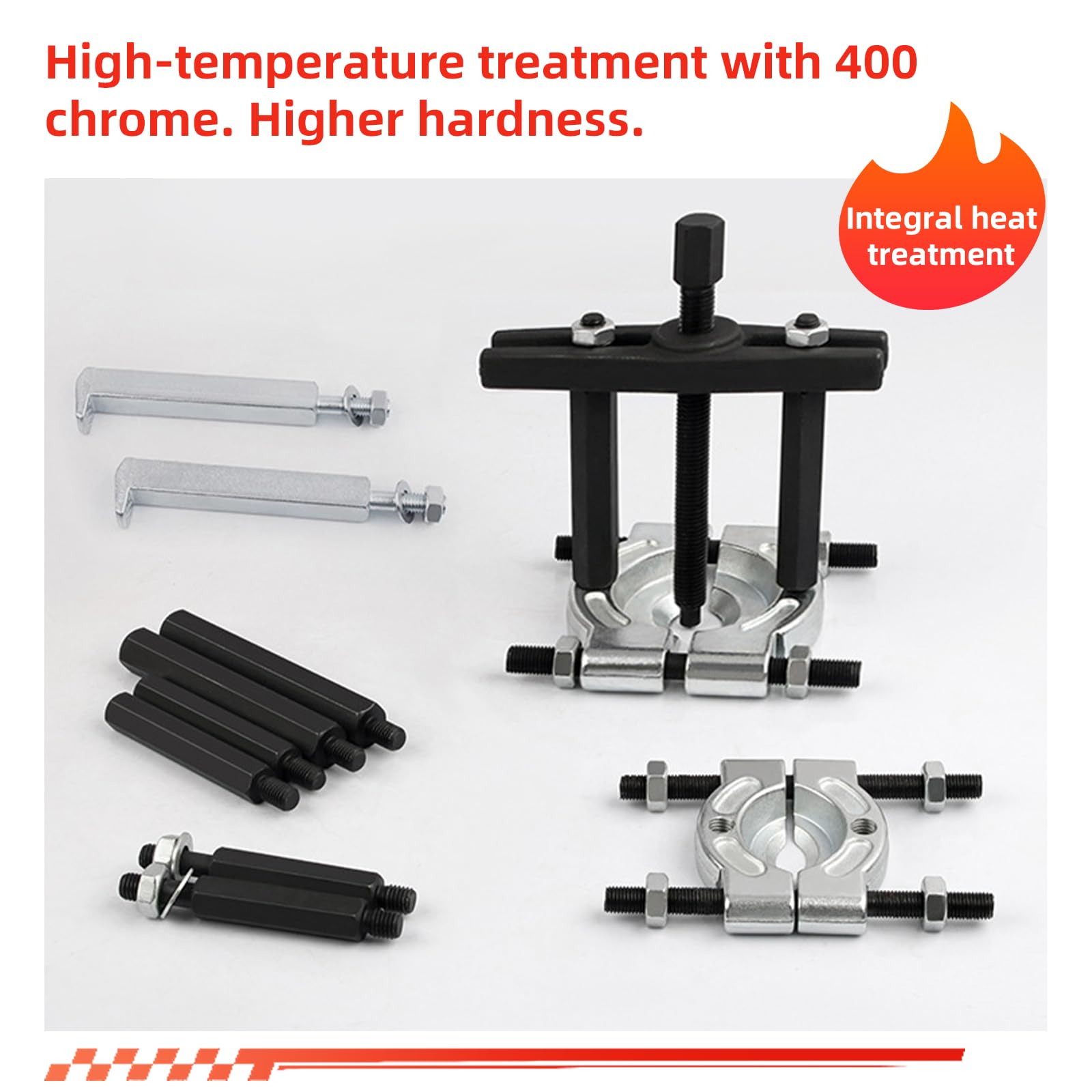 Kit Estrattori Cuscinetti BOOMSTART 14 Pezzi - Per Avantreno E Sospensioni, Con Custodia Portatile - Foto 13