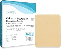 Vista 10 de MedVance TM Silicone - Apósito absorbente de espuma adhesiva de silicona, 4 x 4 pulgadas, caja de 5 apósitos