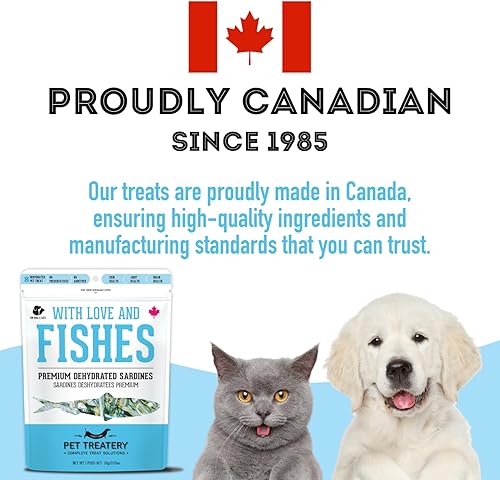 Miniatura 8 de The Granville Island Pet Treatery Sardinas para perros y sardinas para gatos (3.17 onzas, paquete de 1)  Golosinas deshidratadas de un solo