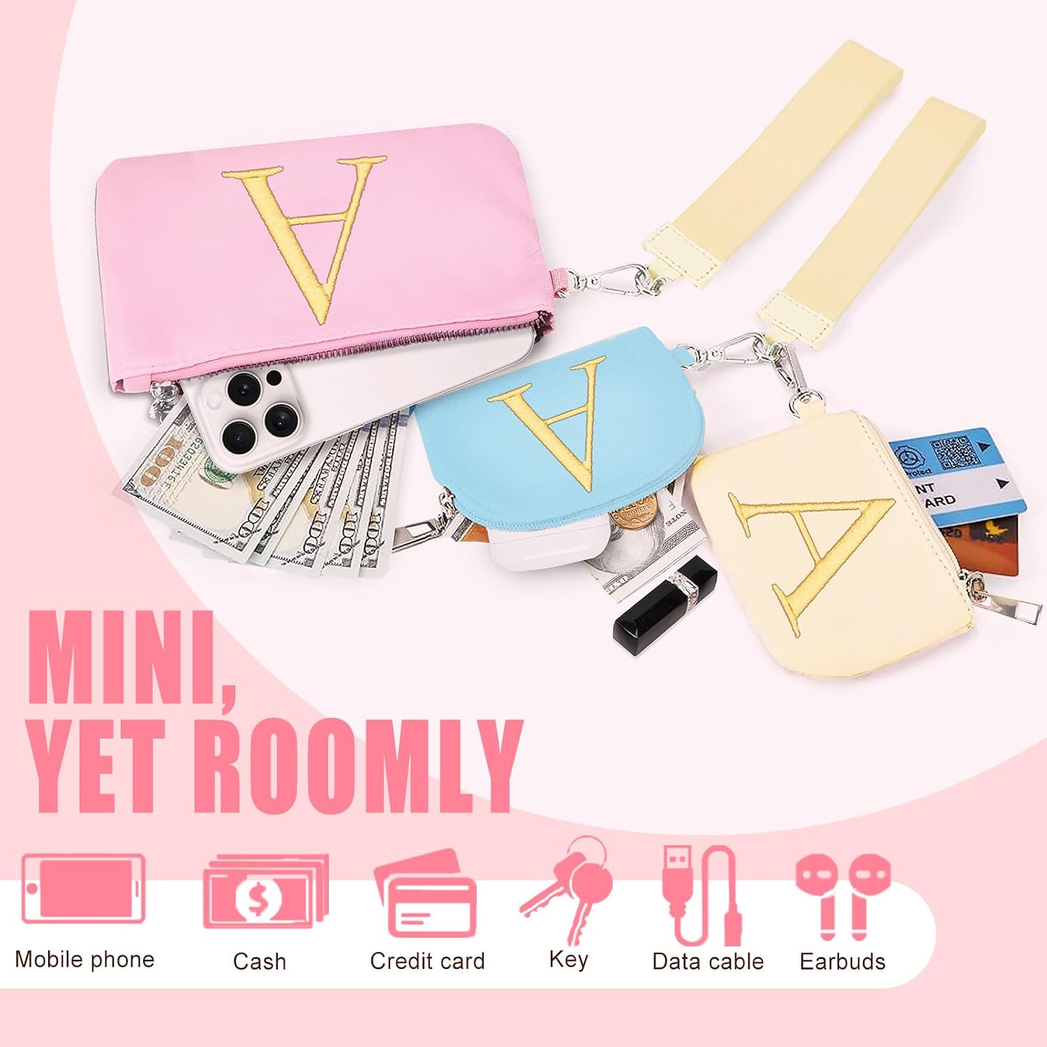 Fashion Waist Packs (Blue&Pink&Cream-A) image 4