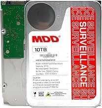 MDD (MDD10TSATA25672DVR) 10TB 7200RPM 256MB Cache SATA 6.0Gb/s 3.5-inch Internal Surveillance Hard Drive - 3 Years Warranty (Renewed)