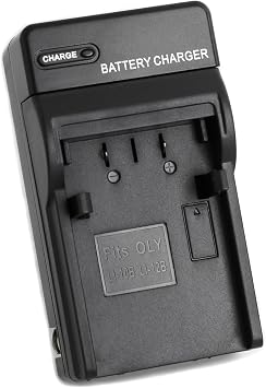 Norifon LI-10B Wall Charger for Olympus Camedia C-470, C-50, C-5000, C-60, C-70, C-7000 Zoom, C-760, C-765, C-770 Ultra Zoom, D-590 Zoom, Camedia X-1, X-2, X-3, X-500 and More with Foldable Plug