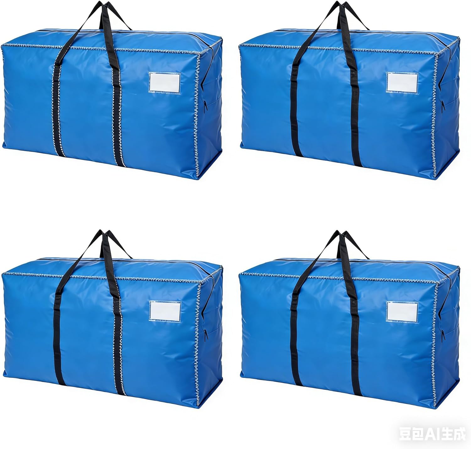 Heavy Duty Moving Bags with Backpack Straps & Handles, Large Storage Bags with Zipper for Clothes, College Moving Supplies and Dorm Essentials