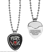 Cinereplicas Stranger Things - Eddie Munson Interchangeable Necklace - Officially Licensed - Standard - Stainless Steel - Standard Cubic Zirconia, Stainless Steel, Zirconia