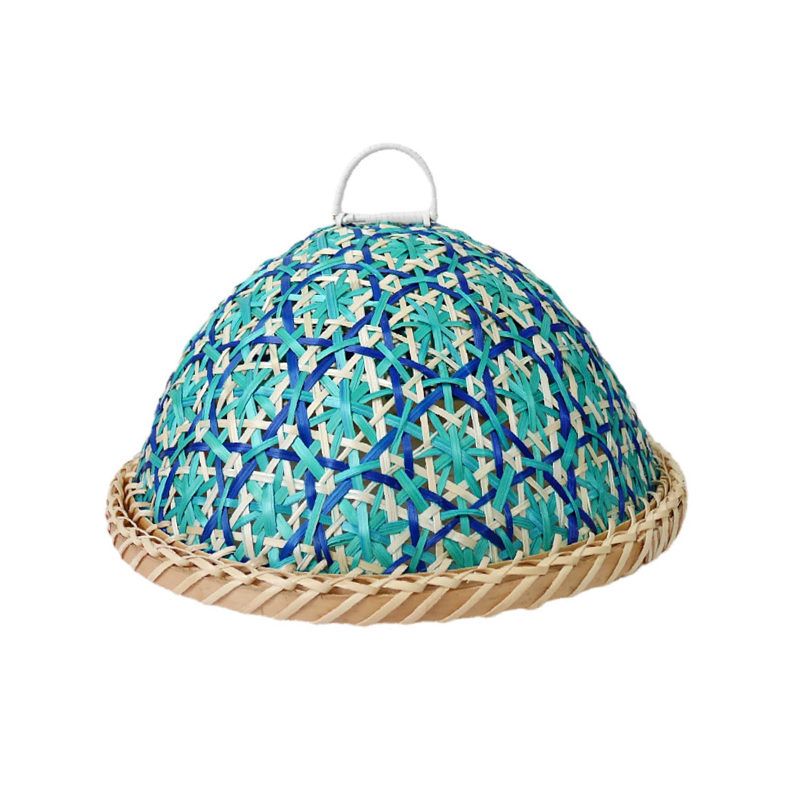 DTSXFTLY Handwoven Bamboo Bread Basket with Lid for Fruit Table Serving