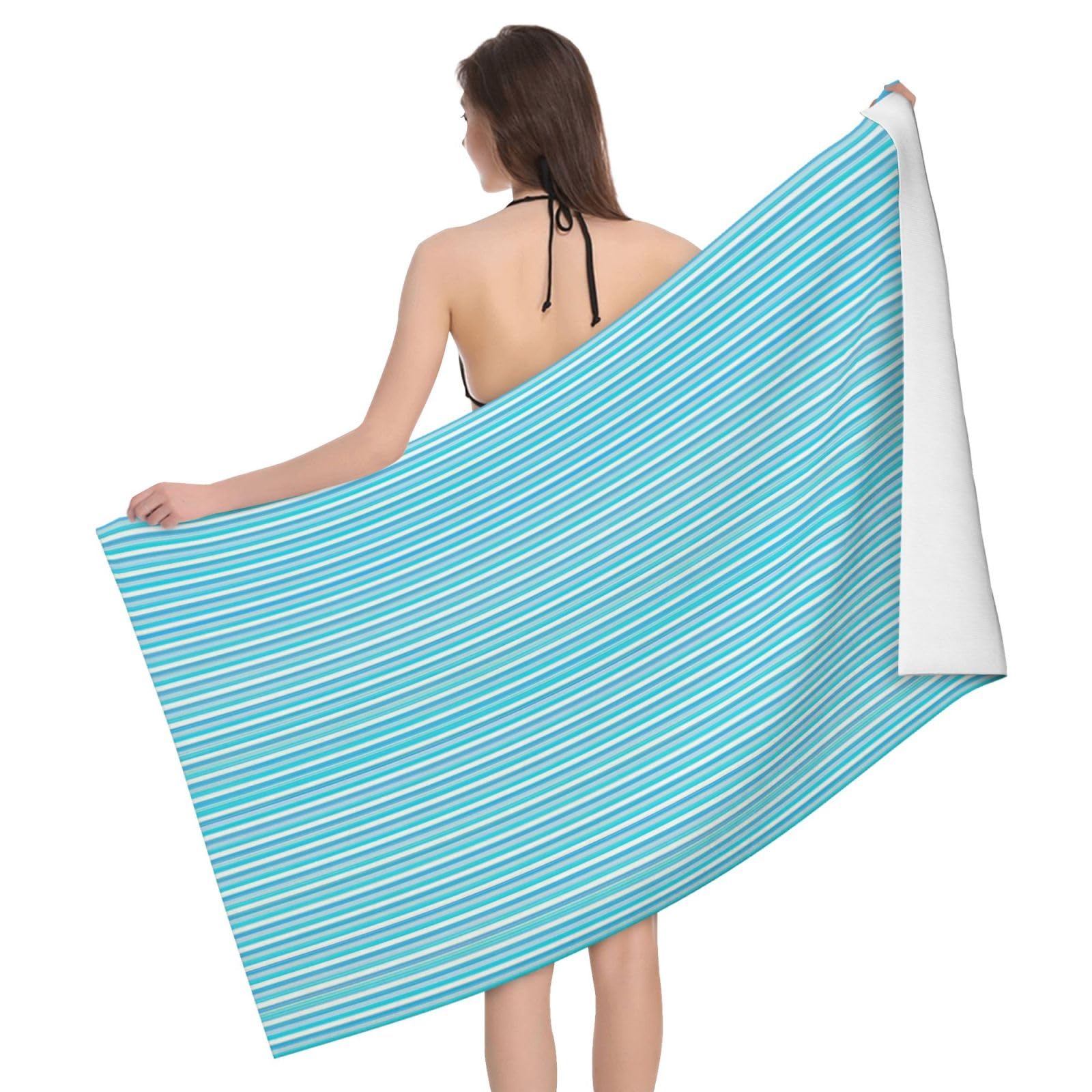 Serviette de bain microfibre douce pour peau sensible fini l'humidité