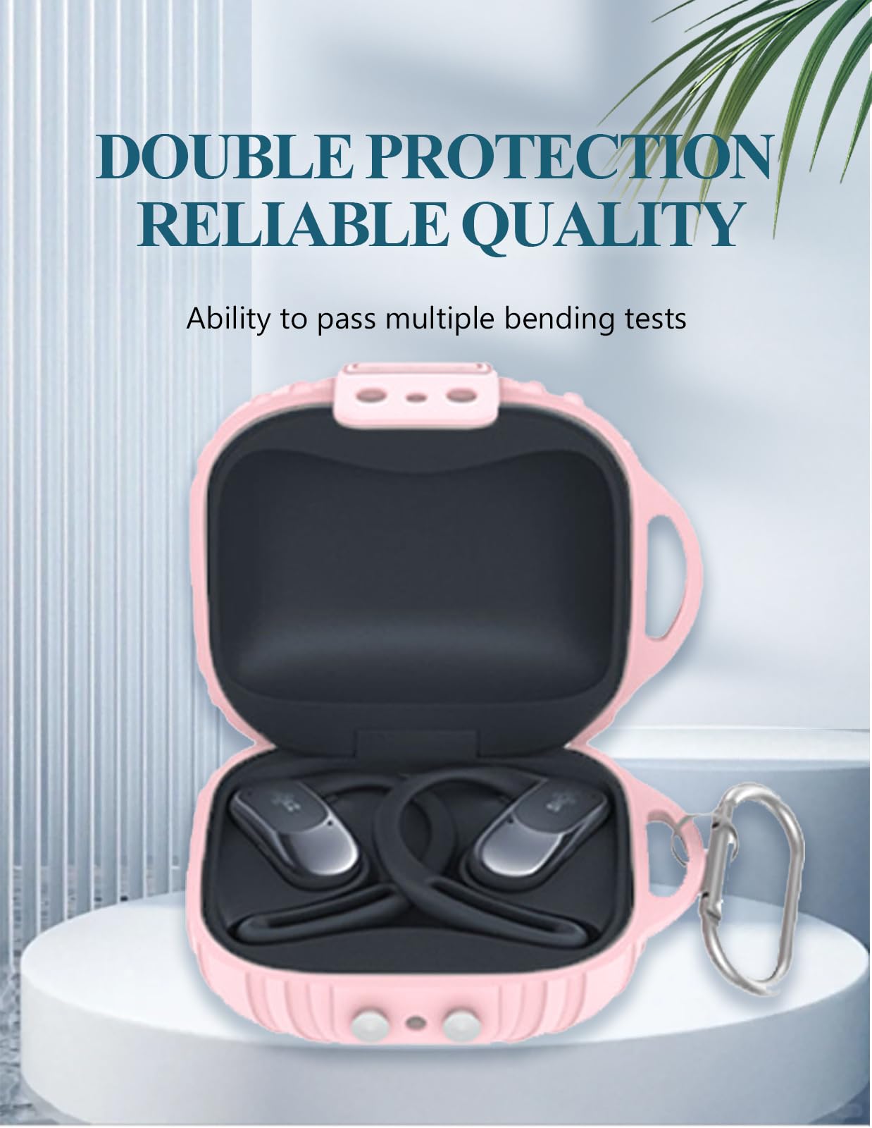 Amazon.com: WUNIAK Case for SHOKZ OpenFit Air - Open-Ear