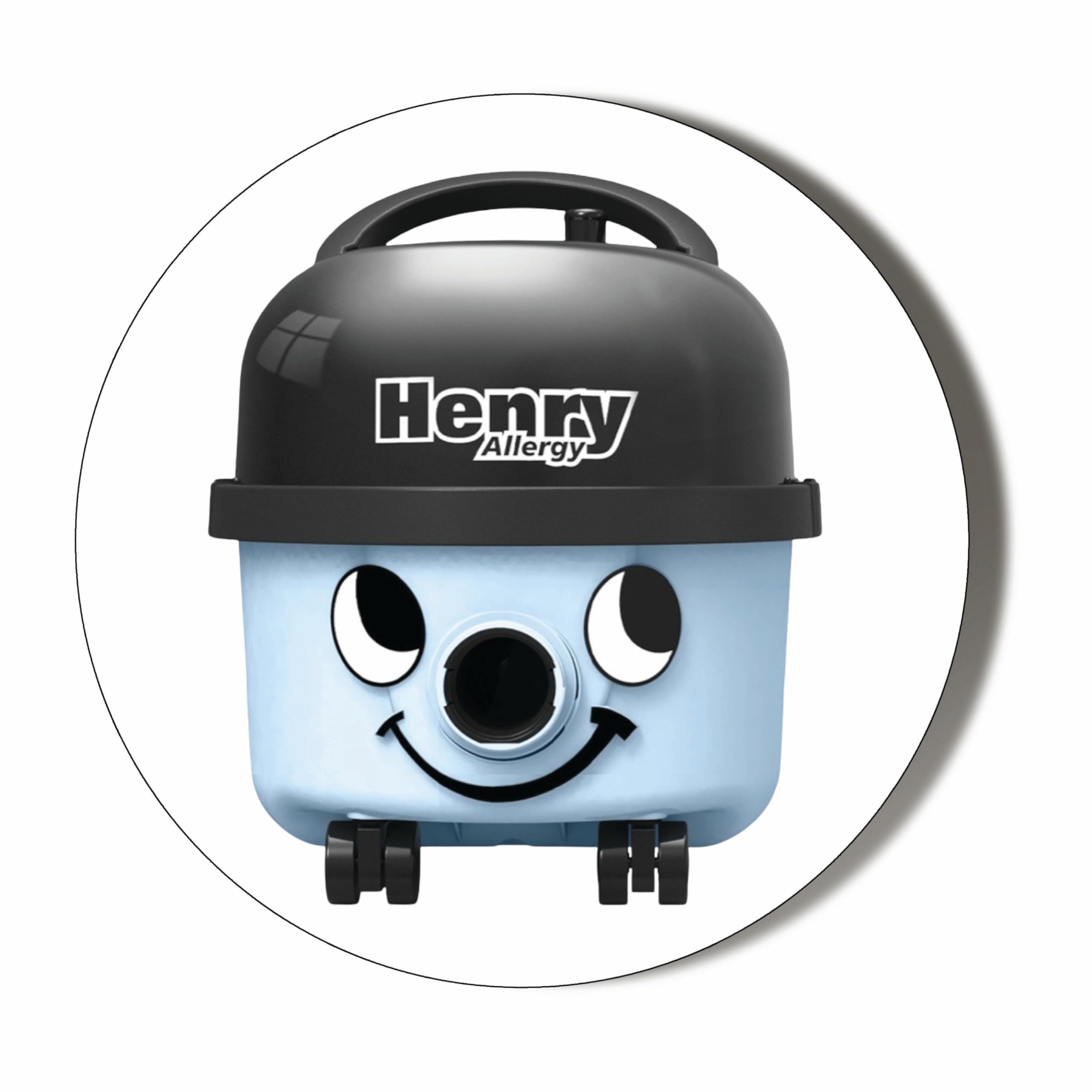 Gift Insanity White Henry Hoover Family Henry Blue Allergy - Small 10 X 56Mm Vinyl Stickers