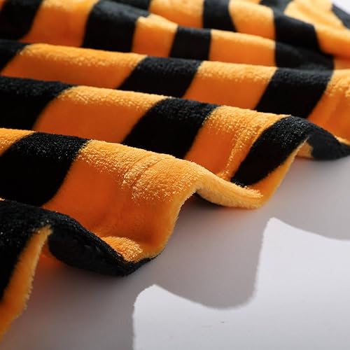 Miniatura 5 de NANPIPER Manta de forro polar suave y mullido, mantas cálidas con estampado de cebra