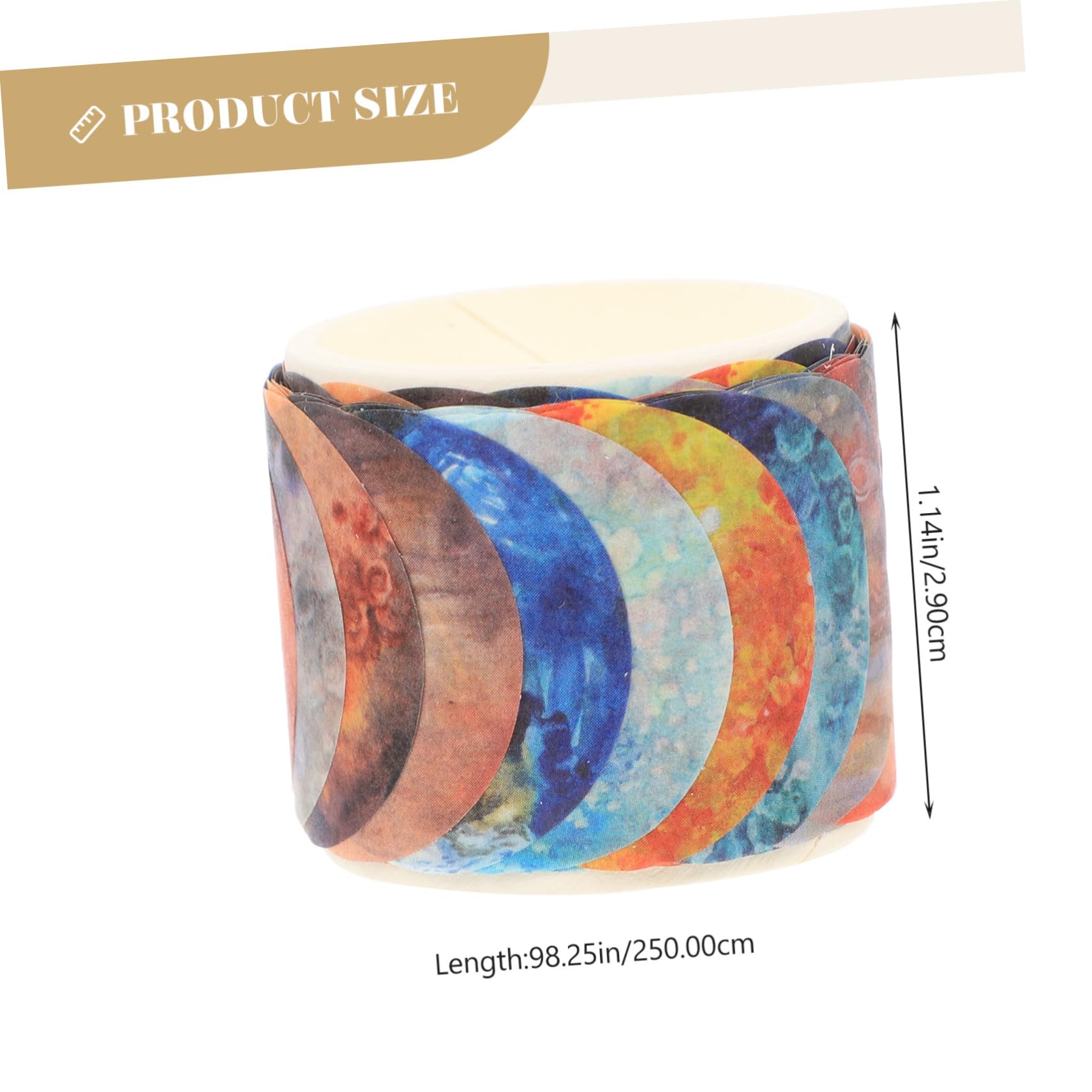 STOBOK 3 Sets Einzigartige Geschenkaufkleber Washi Tapes Für Scrapbooking Dekoratives Und Basteln 19 Rollen * 3