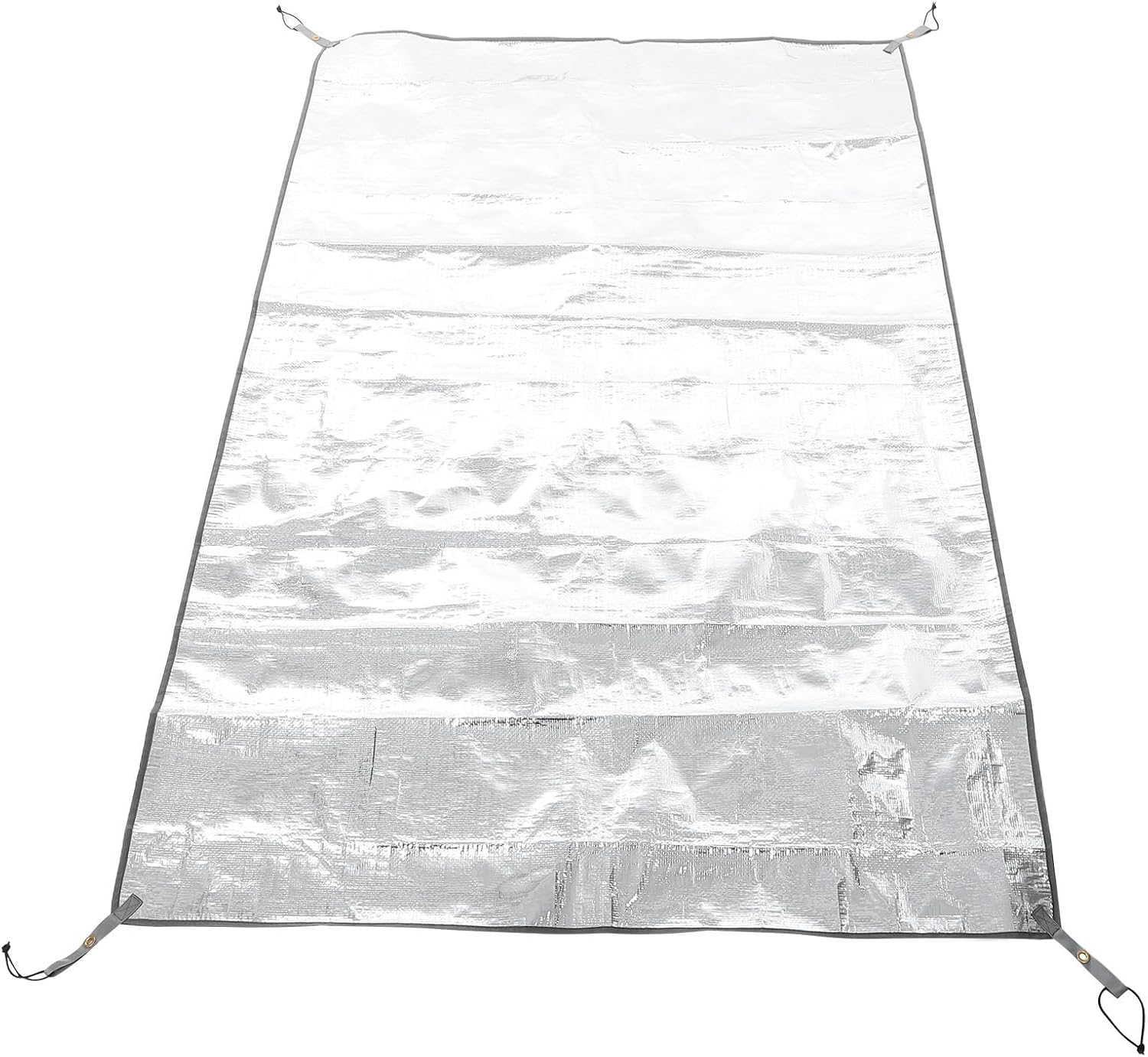VANZACK Silver Aluminum Foil Sleeping Pad with Waterproof and Wear-Resistant Features, Thermal Insulation Camping Mat for Tent Ground Sheet and Outdoor Picnic Use